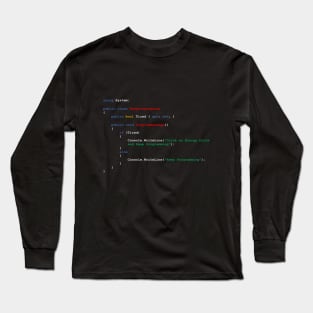 Keep Programming Long Sleeve T-Shirt